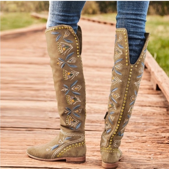 Frye Shoes - Frye Tina OTK Boots